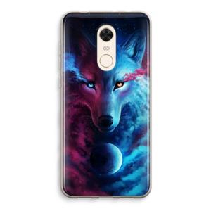 CaseCompany Where Light And Dark Meet: Xiaomi Redmi 5 Transparant Hoesje