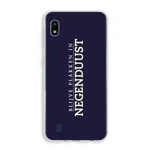 CaseCompany Blijve plakken in Negenduust: Samsung Galaxy A10 Transparant Hoesje