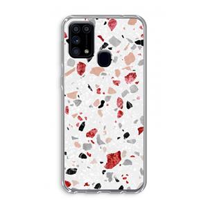CaseCompany Terrazzo N°12: Samsung Galaxy M31 Transparant Hoesje
