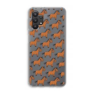 CaseCompany Pony: Samsung Galaxy A32 5G Transparant Hoesje