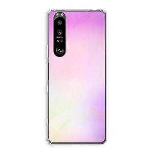 CaseCompany Flow mist pastel: Sony Xperia 1 III Transparant Hoesje