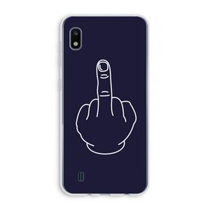 CaseCompany F**k U: Samsung Galaxy A10 Transparant Hoesje