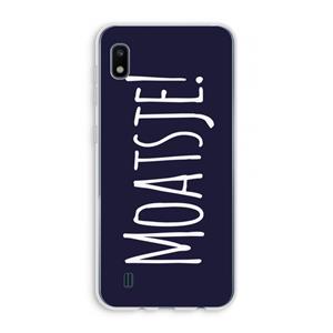 CaseCompany Moatsje!: Samsung Galaxy A10 Transparant Hoesje