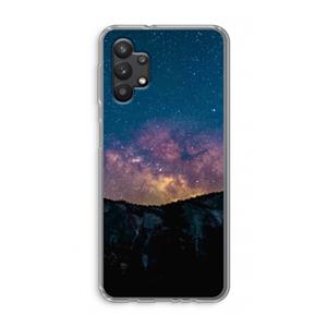 CaseCompany Travel to space: Samsung Galaxy A32 5G Transparant Hoesje
