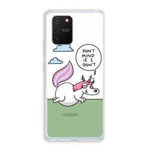 CaseCompany Unicorn: Samsung Galaxy S10 Lite Transparant Hoesje