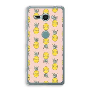 CaseCompany Ananas: Sony Xperia XZ2 Compact Transparant Hoesje