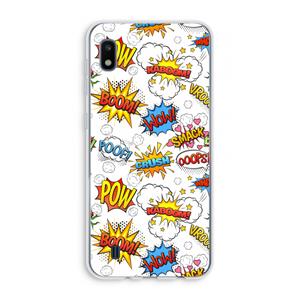 CaseCompany Pow Smack: Samsung Galaxy A10 Transparant Hoesje