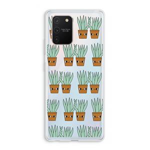 CaseCompany Sansevieria: Samsung Galaxy S10 Lite Transparant Hoesje