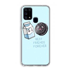 CaseCompany Best Friend Forever: Samsung Galaxy M31 Transparant Hoesje