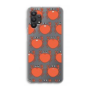 CaseCompany Krab: Samsung Galaxy A32 5G Transparant Hoesje