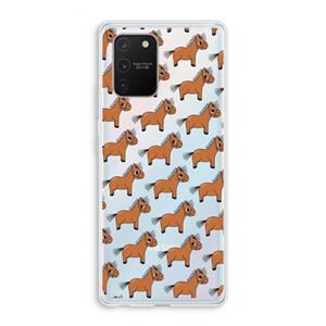 CaseCompany Pony: Samsung Galaxy S10 Lite Transparant Hoesje