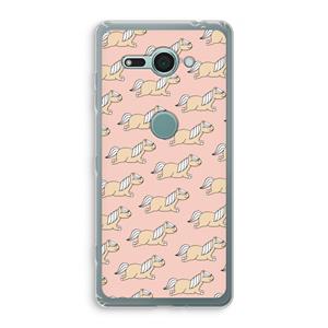 CaseCompany Ponys: Sony Xperia XZ2 Compact Transparant Hoesje