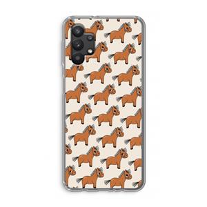 CaseCompany Pony: Samsung Galaxy A32 5G Transparant Hoesje