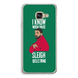 CaseCompany Sleigh Bells Ring: Samsung Galaxy A3 (2016) Transparant Hoesje