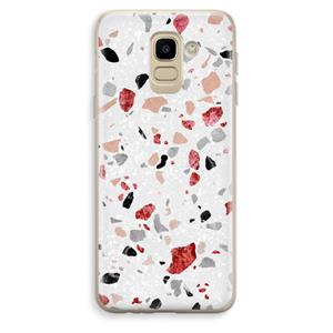 CaseCompany Terrazzo N°12: Samsung Galaxy J6 (2018) Transparant Hoesje