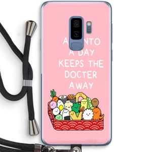 CaseCompany Bento a day: Samsung Galaxy S9 Plus Transparant Hoesje met koord