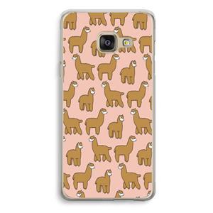 CaseCompany Alpacas: Samsung Galaxy A3 (2016) Transparant Hoesje