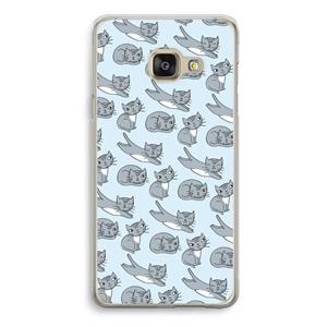 CaseCompany Poezen: Samsung Galaxy A3 (2016) Transparant Hoesje