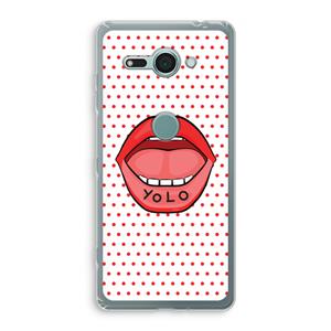 CaseCompany Yolo Denise: Sony Xperia XZ2 Compact Transparant Hoesje