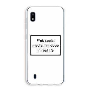 CaseCompany I'm dope: Samsung Galaxy A10 Transparant Hoesje