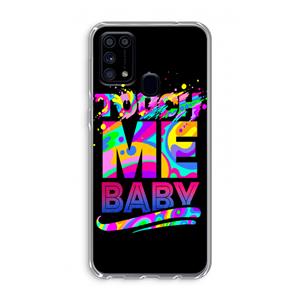 CaseCompany Touch Me: Samsung Galaxy M31 Transparant Hoesje