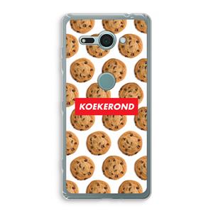 CaseCompany Koekerond: Sony Xperia XZ2 Compact Transparant Hoesje