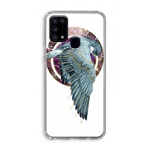 CaseCompany Golden Falcon: Samsung Galaxy M31 Transparant Hoesje