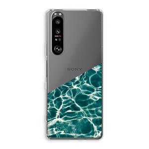 CaseCompany Weerkaatsing water: Sony Xperia 1 III Transparant Hoesje