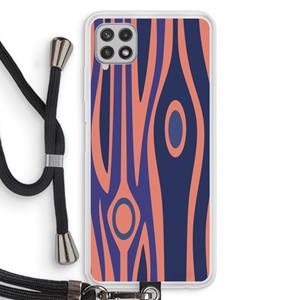 CaseCompany Bast A: Samsung Galaxy A22 4G Transparant Hoesje met koord