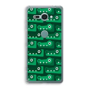CaseCompany Crocs: Sony Xperia XZ2 Compact Transparant Hoesje