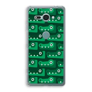 CaseCompany Crocs: Sony Xperia XZ2 Compact Transparant Hoesje