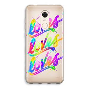 CaseCompany Loves: Xiaomi Redmi 5 Transparant Hoesje