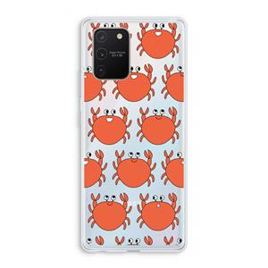 CaseCompany Krab: Samsung Galaxy S10 Lite Transparant Hoesje