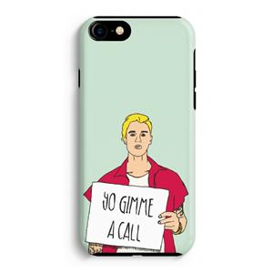 CaseCompany Gimme a call: iPhone 8 Tough Case