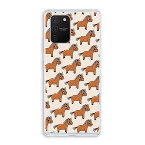 CaseCompany Pony: Samsung Galaxy S10 Lite Transparant Hoesje
