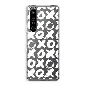 CaseCompany XOXO: Sony Xperia 1 III Transparant Hoesje