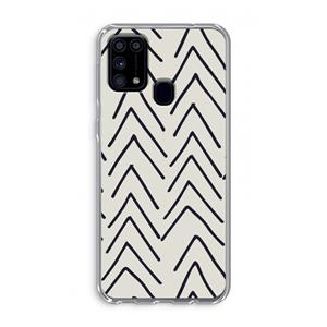 CaseCompany Marrakech Arrows: Samsung Galaxy M31 Transparant Hoesje