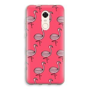 CaseCompany Flamingo: Xiaomi Redmi 5 Transparant Hoesje