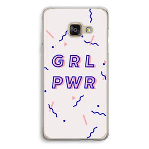 CaseCompany GRL PWR: Samsung Galaxy A3 (2016) Transparant Hoesje