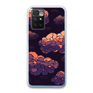 CaseCompany Patroon Wolken: Xiaomi Redmi 10 Transparant Hoesje