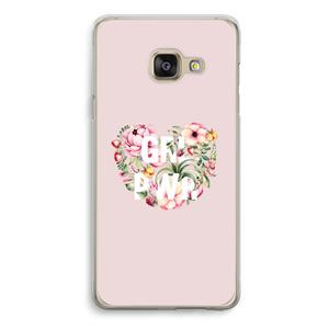 CaseCompany GRL PWR Flower: Samsung Galaxy A3 (2016) Transparant Hoesje