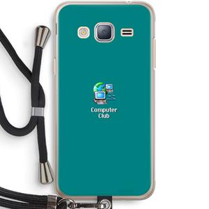 CaseCompany Win98: Samsung Galaxy J3 (2016) Transparant Hoesje met koord