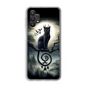 CaseCompany Moonlight Companions: Samsung Galaxy A32 5G Transparant Hoesje