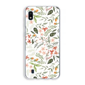 CaseCompany Sweet little flowers: Samsung Galaxy A10 Transparant Hoesje