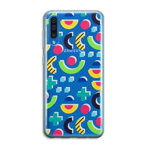 CaseCompany 8-bit N°1: Samsung Galaxy A50 Transparant Hoesje