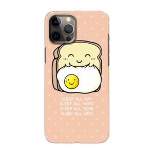 CaseCompany Sleep All Day: Volledig geprint iPhone 12 Pro Max Hoesje