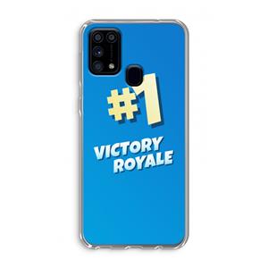 CaseCompany Victory Royale: Samsung Galaxy M31 Transparant Hoesje