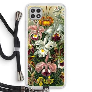 CaseCompany Haeckel Orchidae: Samsung Galaxy A22 4G Transparant Hoesje met koord