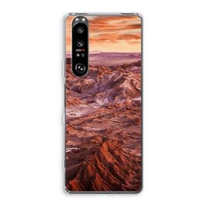 CaseCompany Mars: Sony Xperia 1 III Transparant Hoesje