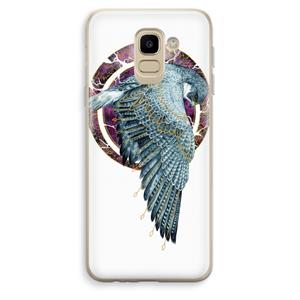 CaseCompany Golden Falcon: Samsung Galaxy J6 (2018) Transparant Hoesje